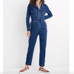 Madewell Denim Slim Leg Coverall Jumpsuit